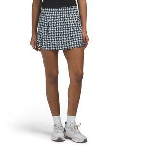 THE BUBBLE Black/White Fairway Tall Skort